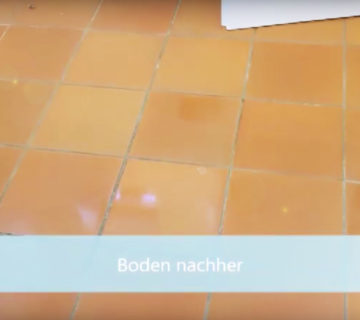 Saubere Fliesen nach der Classic Clean Fliesenreinigung
